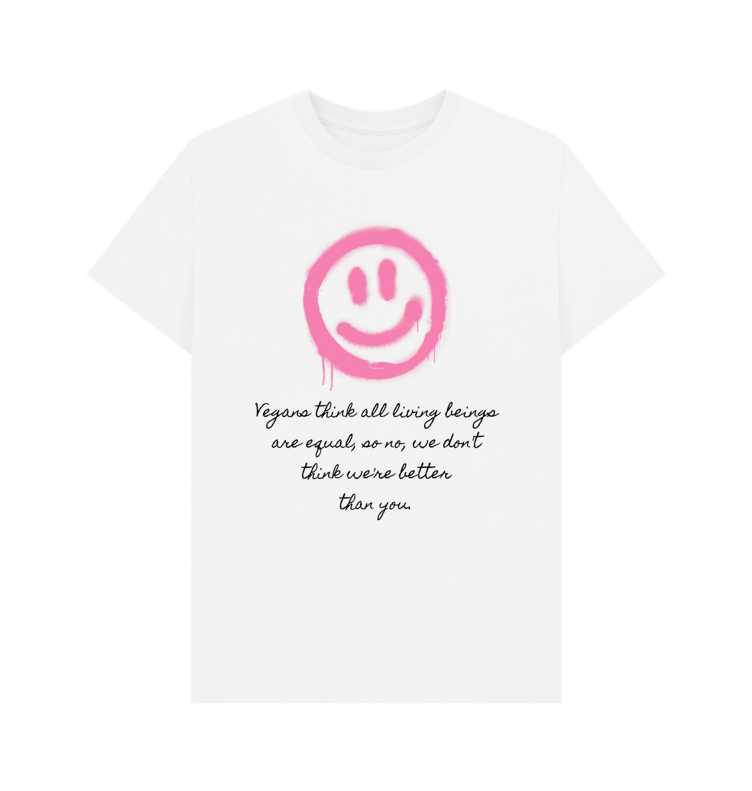 White \"EQUALITY\" WOMENS T-SHIRT WHITE