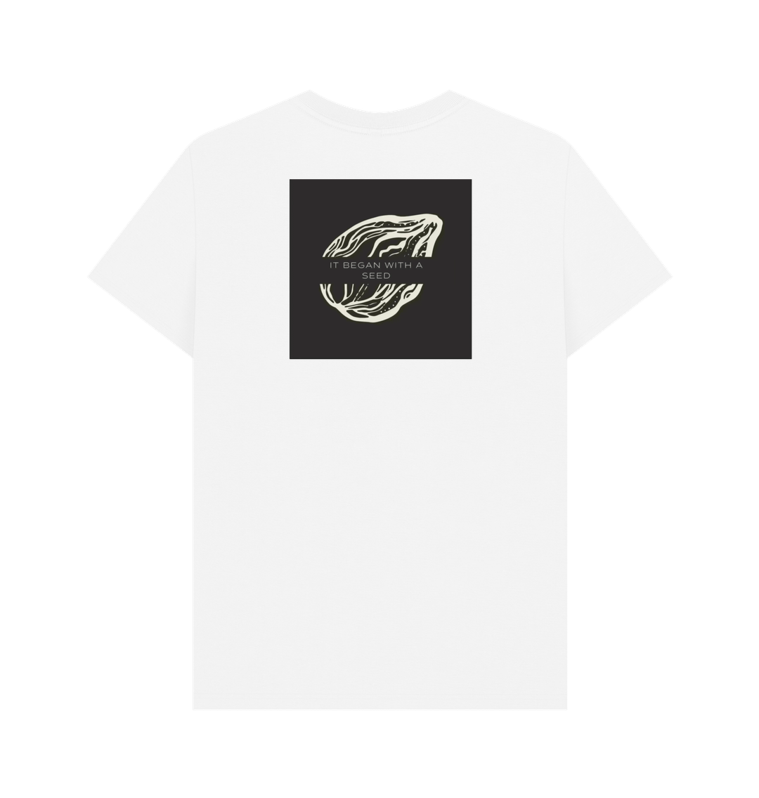 "THE IMPACT" MEN'S T-SHIRT WHITE ORGANIC COTTON