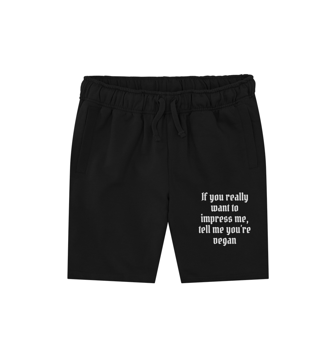 Black Printed Mens Shorts