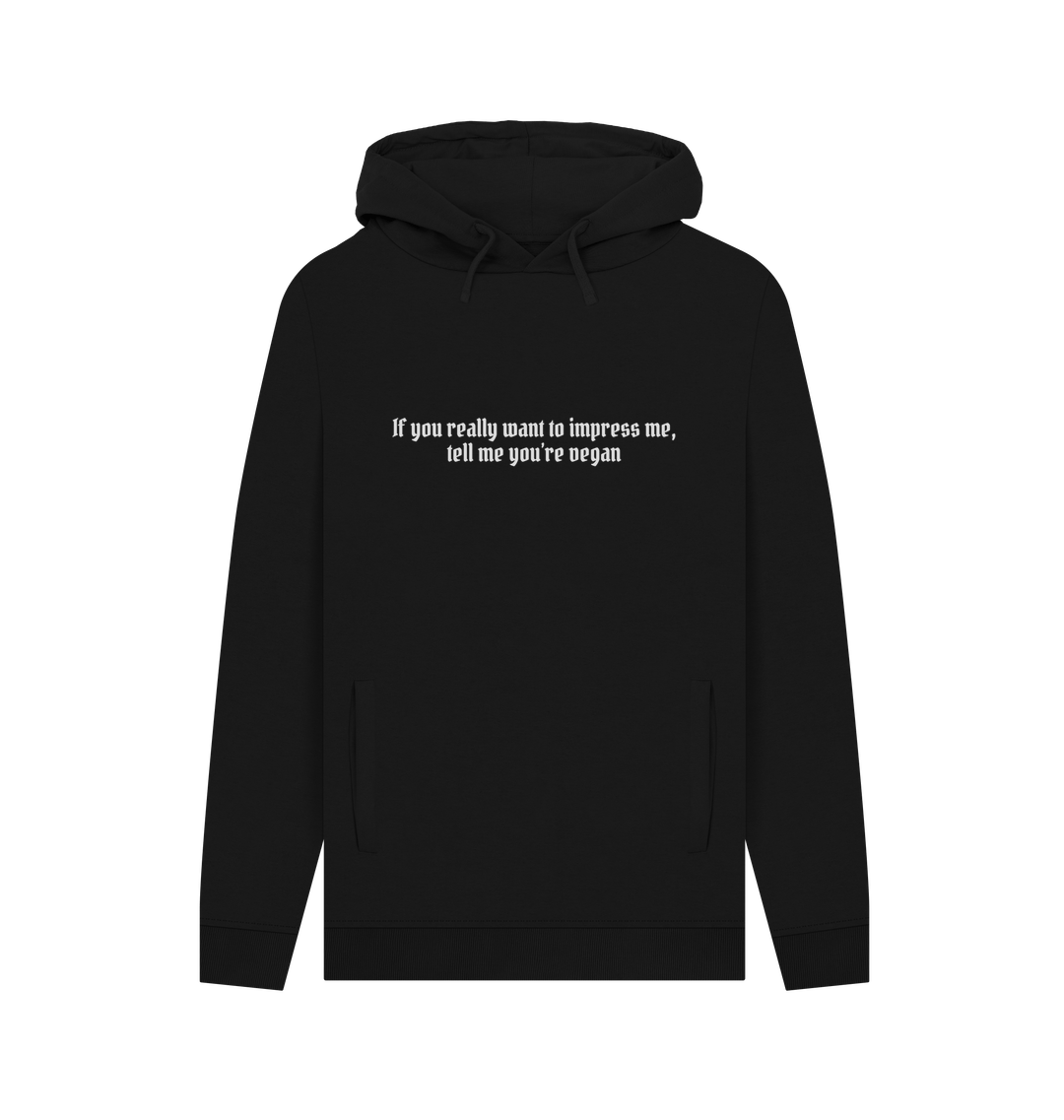 Black Printed Hoody