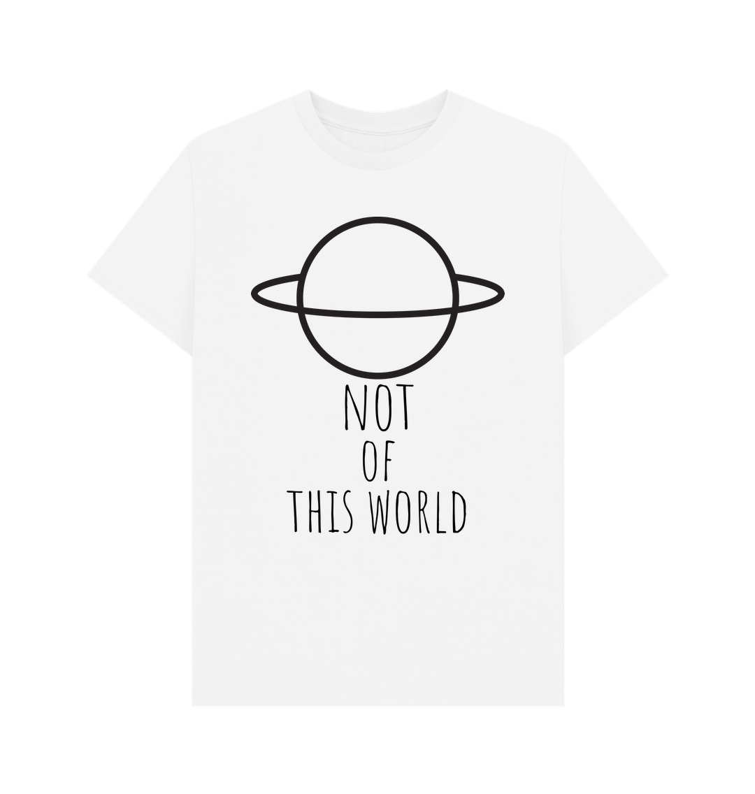 White NOT OF THIS WORLD MEN'S T-SHIRT WHITE