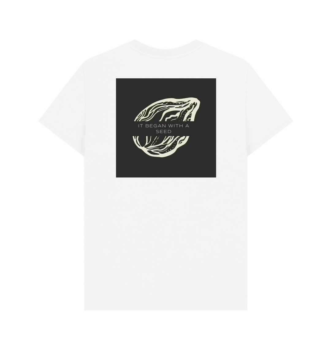 "EQUALITY" MEN'S T-SHIRT WHITE ORGANIC COTTON