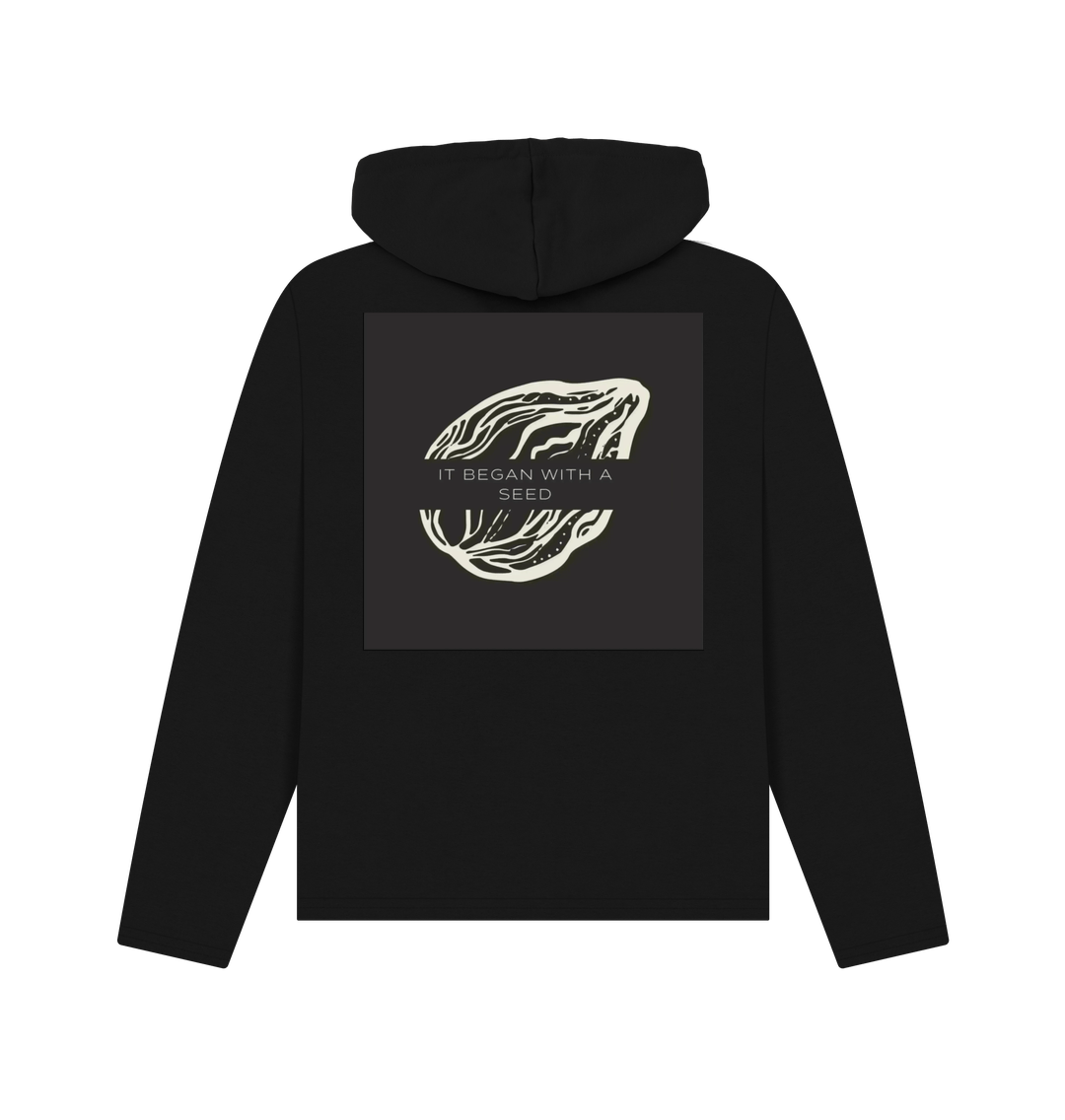 “WHAT GOES AROUND” WOMEN’S ORGANIC COTTON HOODIE