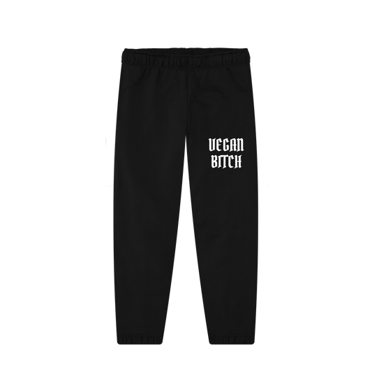 Black Printed Womens Joggers