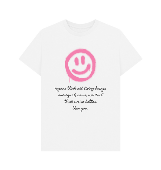 White \"EQUALITY\" WOMENS T-SHIRT WHITE