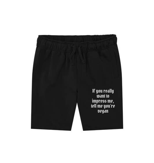 Black Printed Mens Shorts
