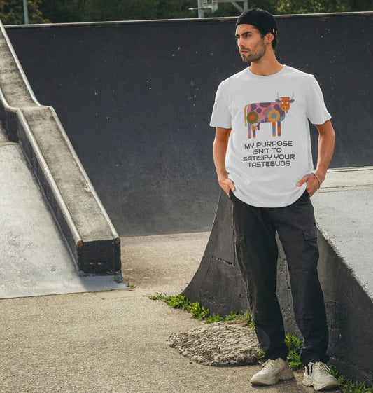 "A COW'S PURPOSE" MEN'S T-SHIRT